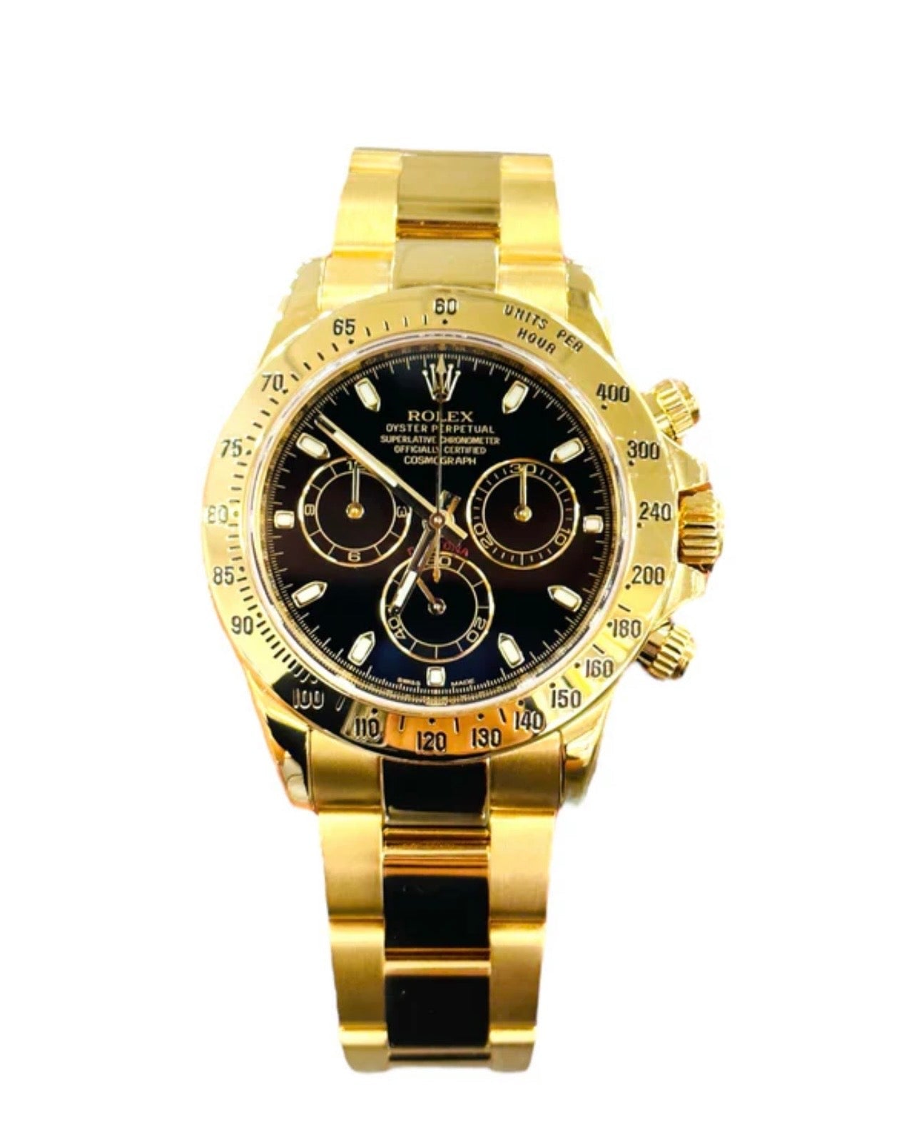 Daytona Gold Black Dial 40mm