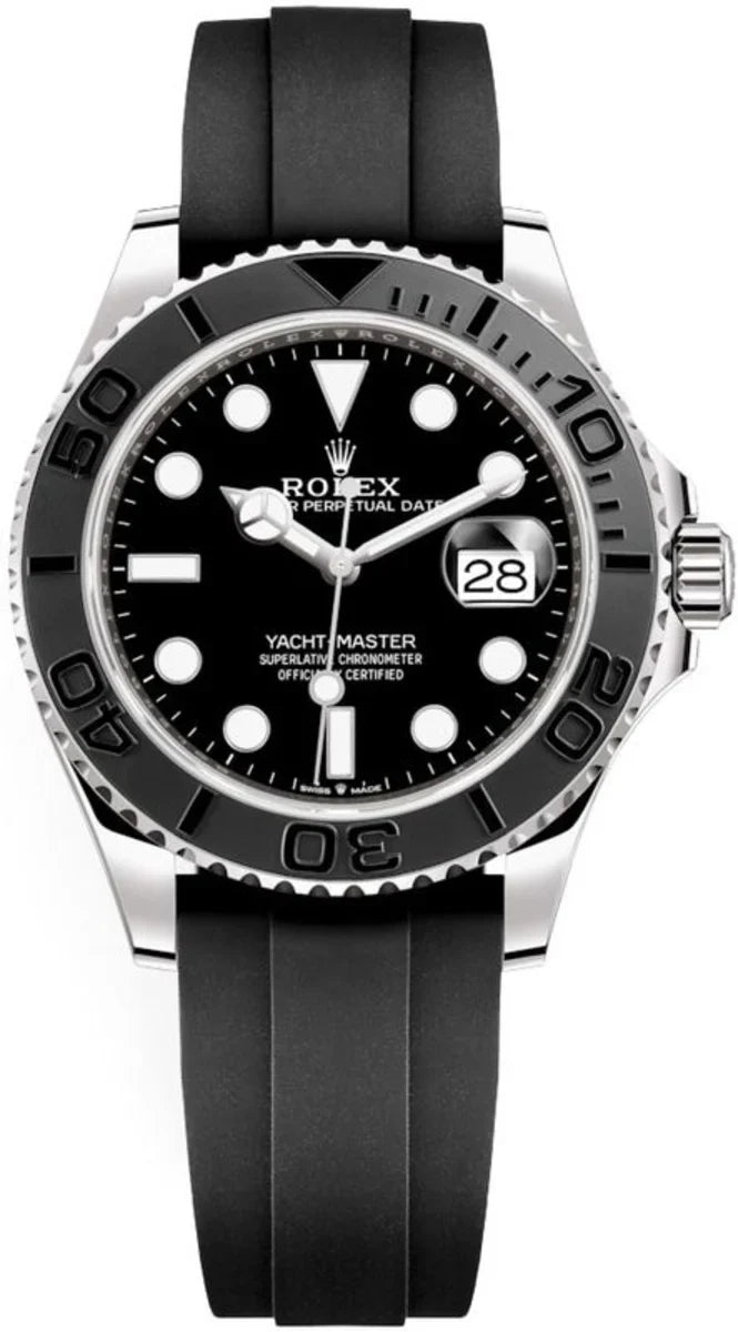 Yacht-Master 42mm Oysterflex Black Dial