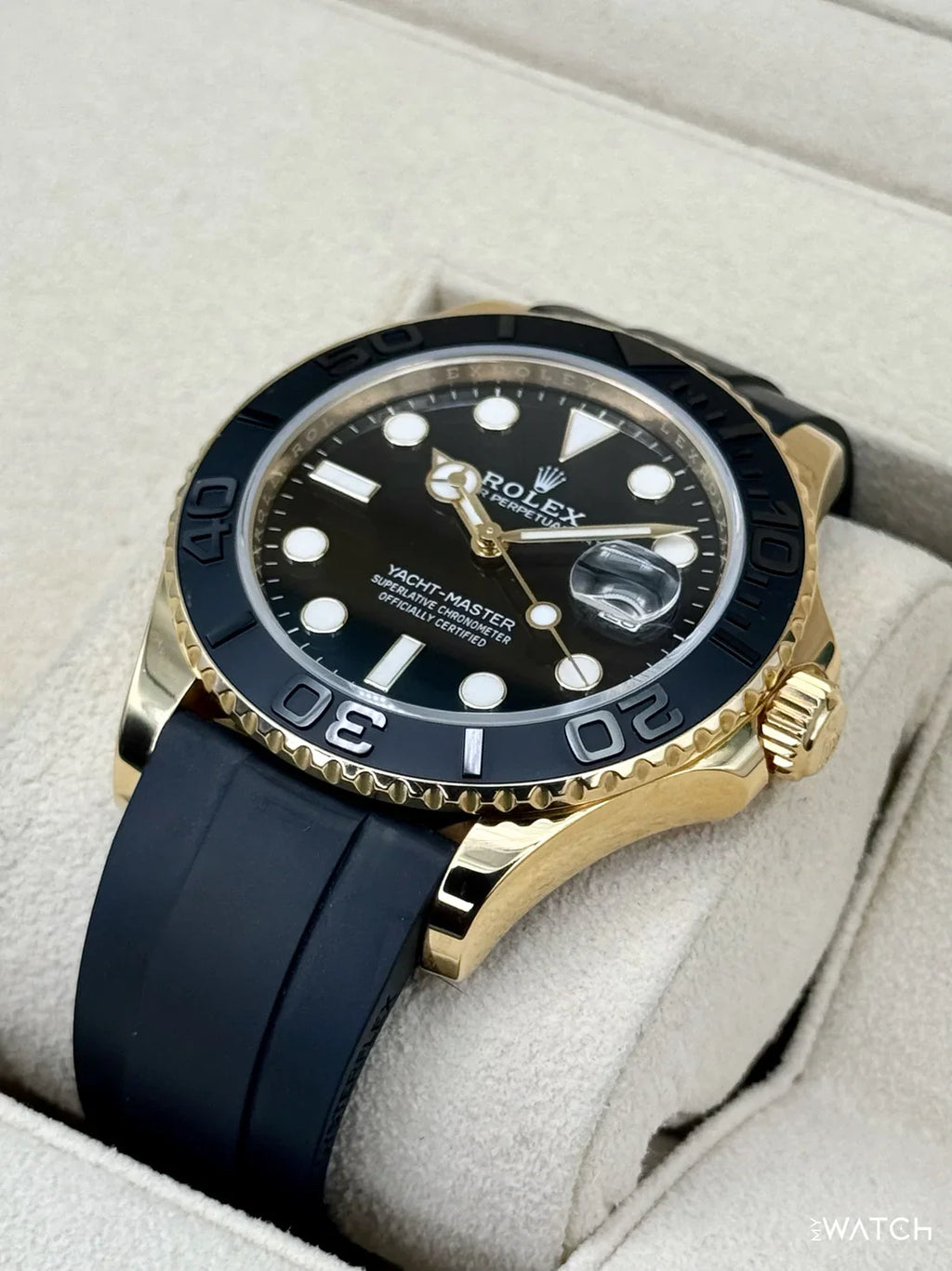 Yacht-Master 42mm Yellow Gold Oysterflex