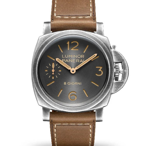 Panerai Luminor 8 Giorni Brown Leather Strap 44mm