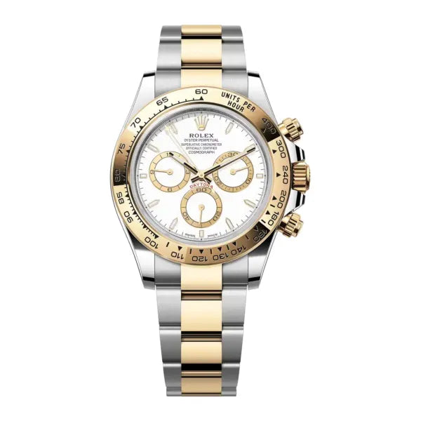 COSMOGRAPH DAYTONA TWO TONE WHITE DIAL 40MM