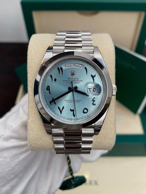 Rolex Day-Date 40 – 228206 Platinum Arabic Dial