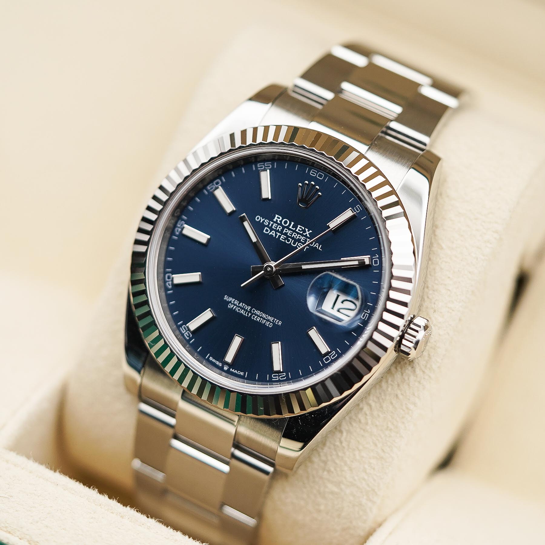Datejust | Blue Dial | Oyster Bracelet