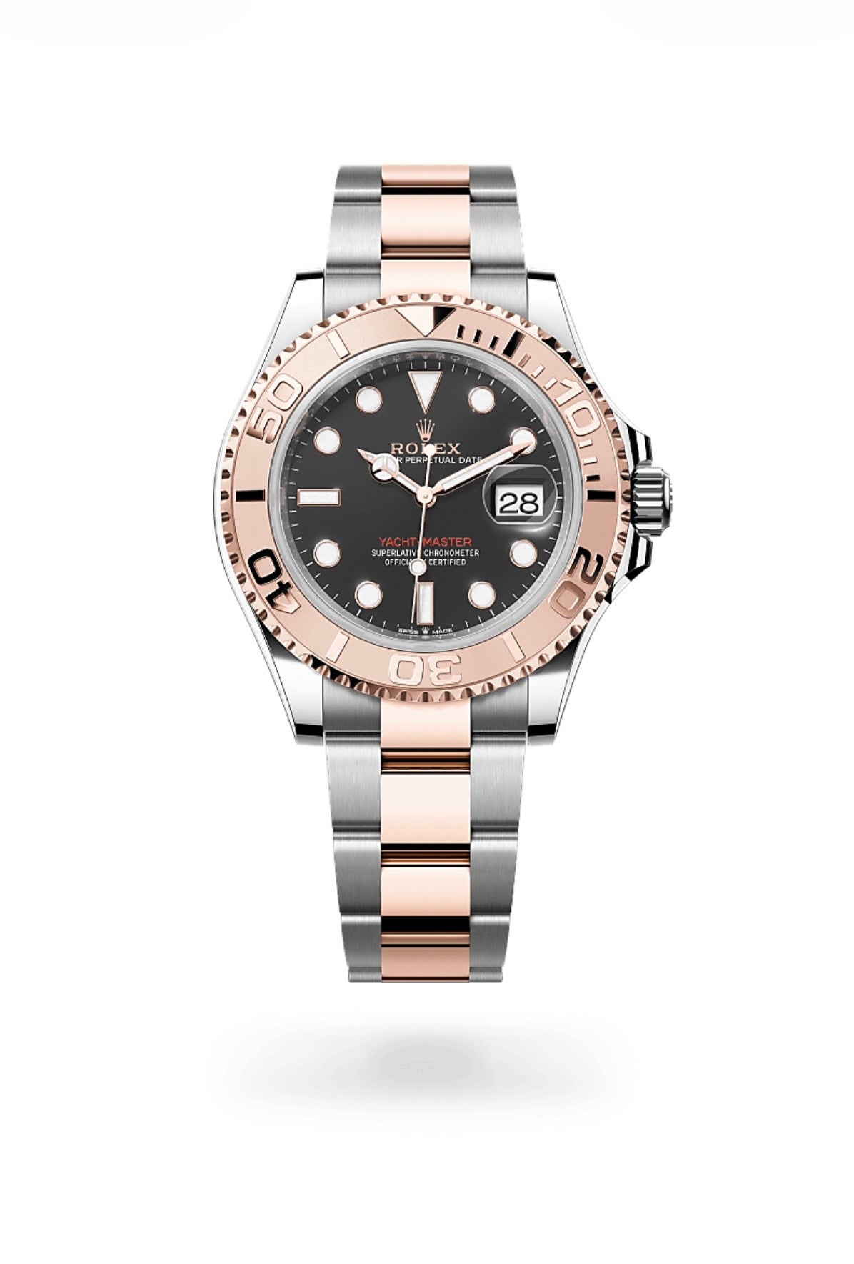 Yacht-Master 40mm Two Tone Black Dial
