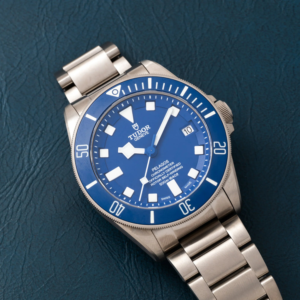 TUDOR Pelagos 42mm Titanium Automatic Diving Watch – Blue Dial