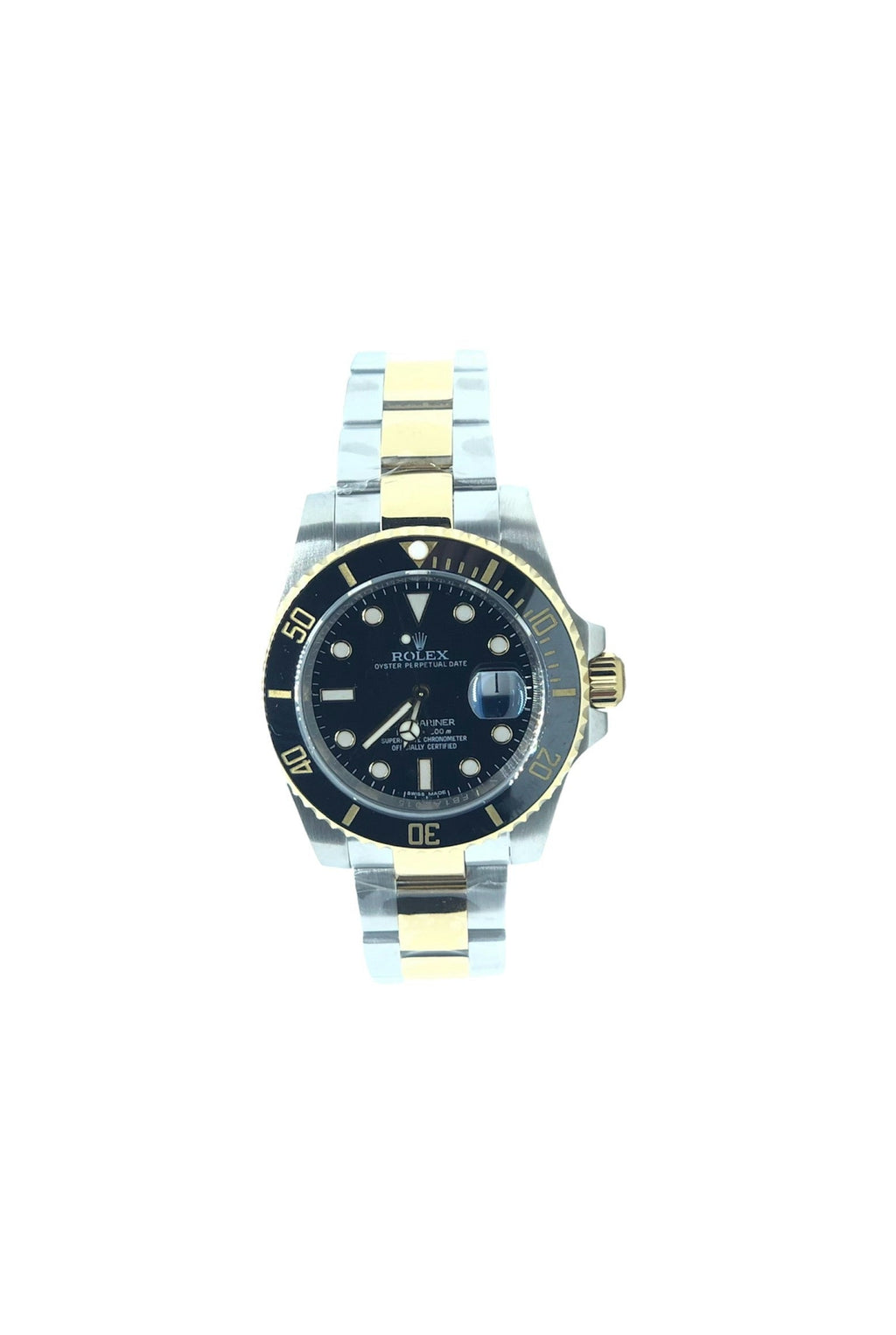 Submariner Two Tone Steel and Gold SS Black dial