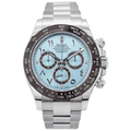 C0SMOGRAPH DAYT0NA SS CERAMIC ROMAN BLUE DIAL 40MM