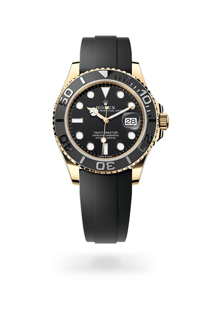 Yacht-Master 42mm Yellow Gold Oysterflex