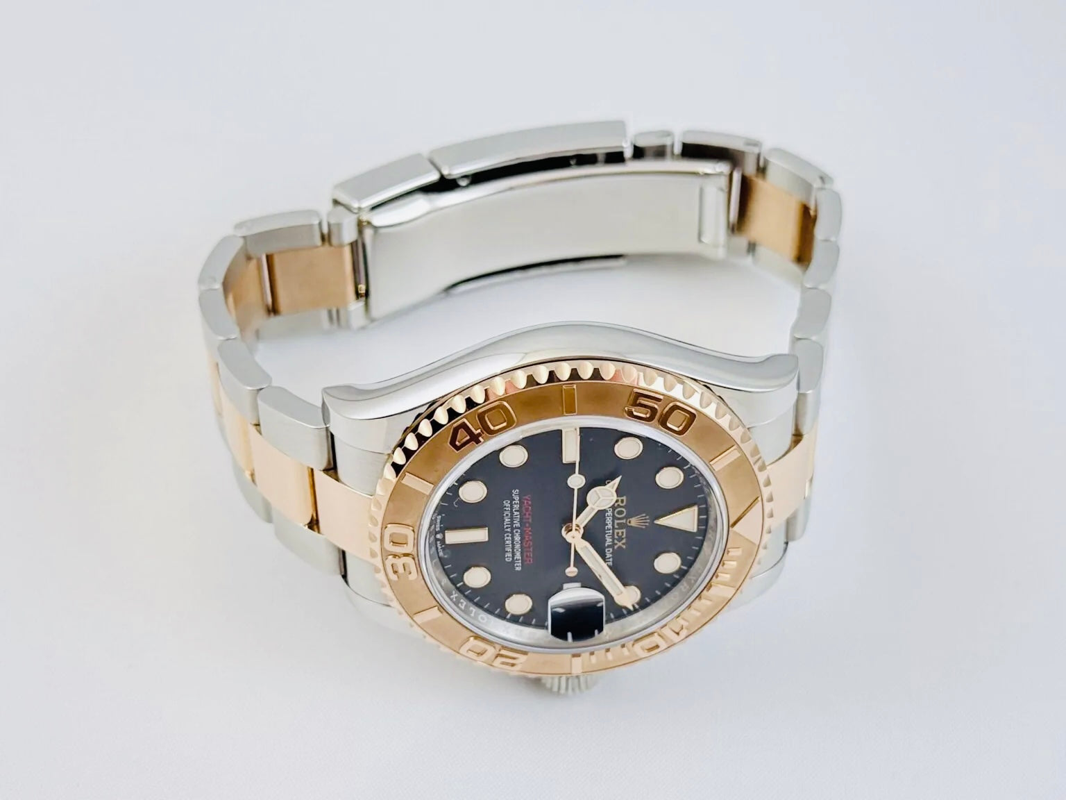 Yacht-Master 40mm Two Tone Black Dial