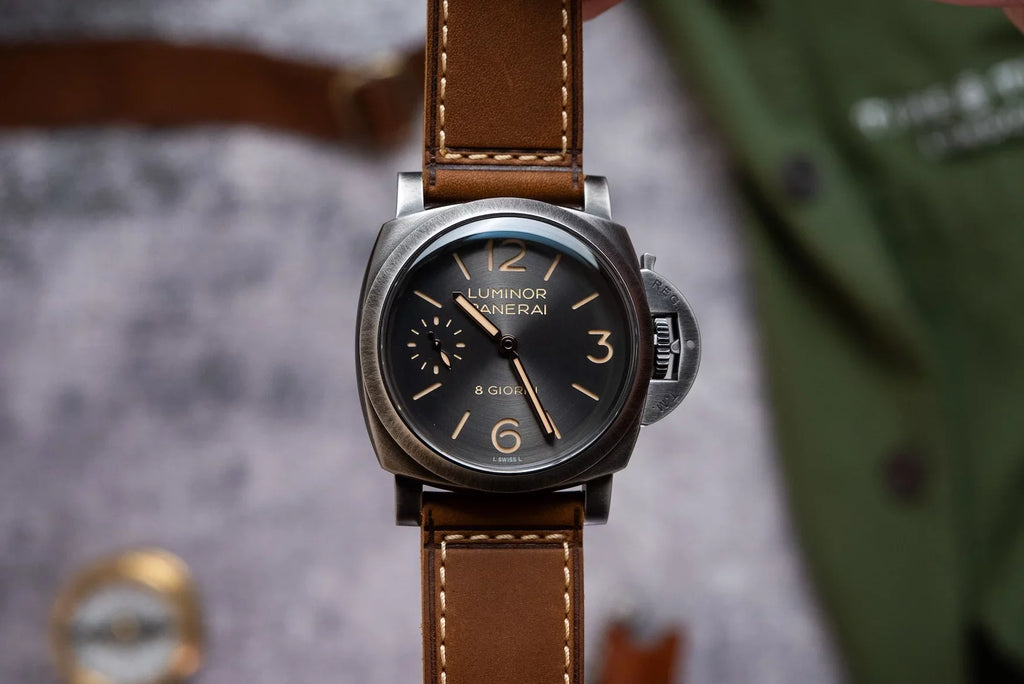 Panerai Luminor 8 Giorni Brown Leather Strap 44mm