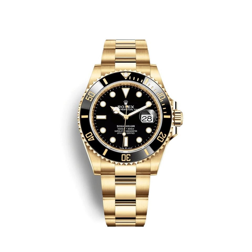 Submariner Gold & Black | Black Dial | 41mm