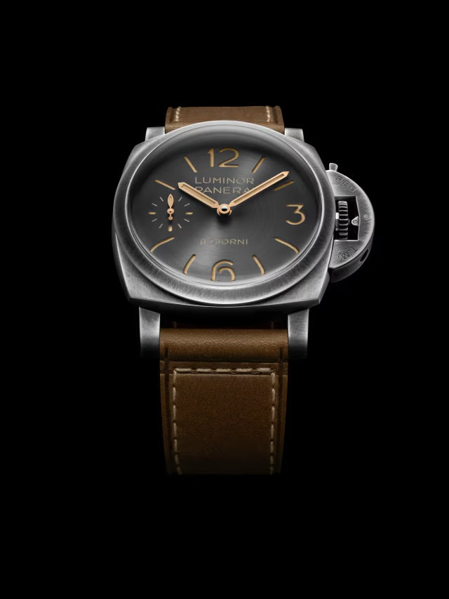 Panerai Luminor 8 Giorni Brown Leather Strap 44mm