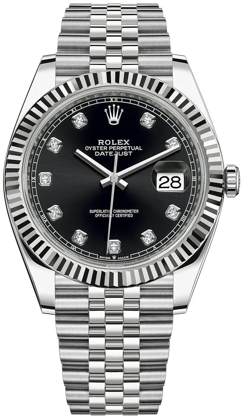 Datejust 41mm Black Dial Jubilee Bracelet