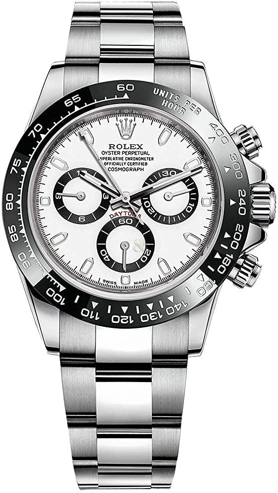 C0SMOGRAPH DAYT0NA SS CERAMIC WHITE DIAL 40MM