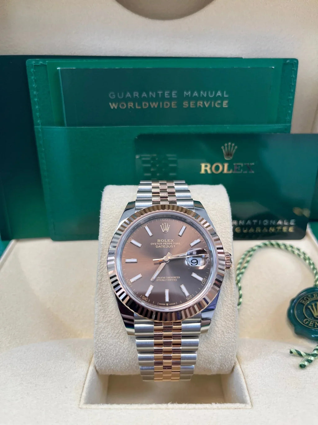 Rolex Datejust 41 Two-Tone Stainless Steel and Rose Gold/