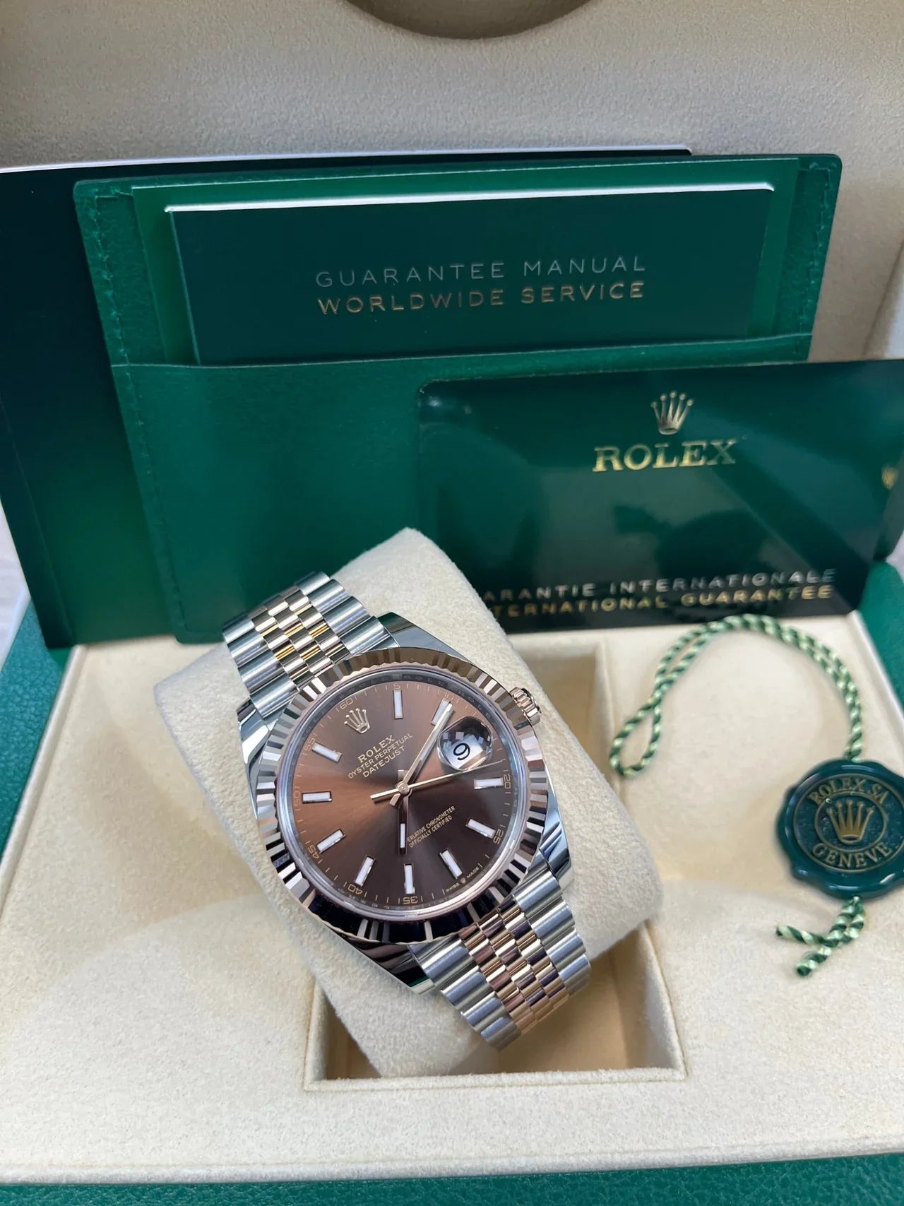 Rolex Datejust 41 Two-Tone Stainless Steel and Rose Gold/