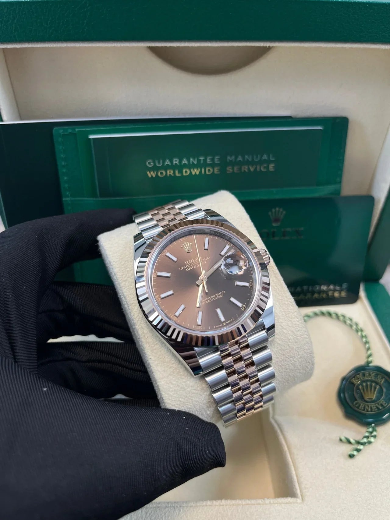 Rolex Datejust 41 Two-Tone Stainless Steel and Rose Gold/